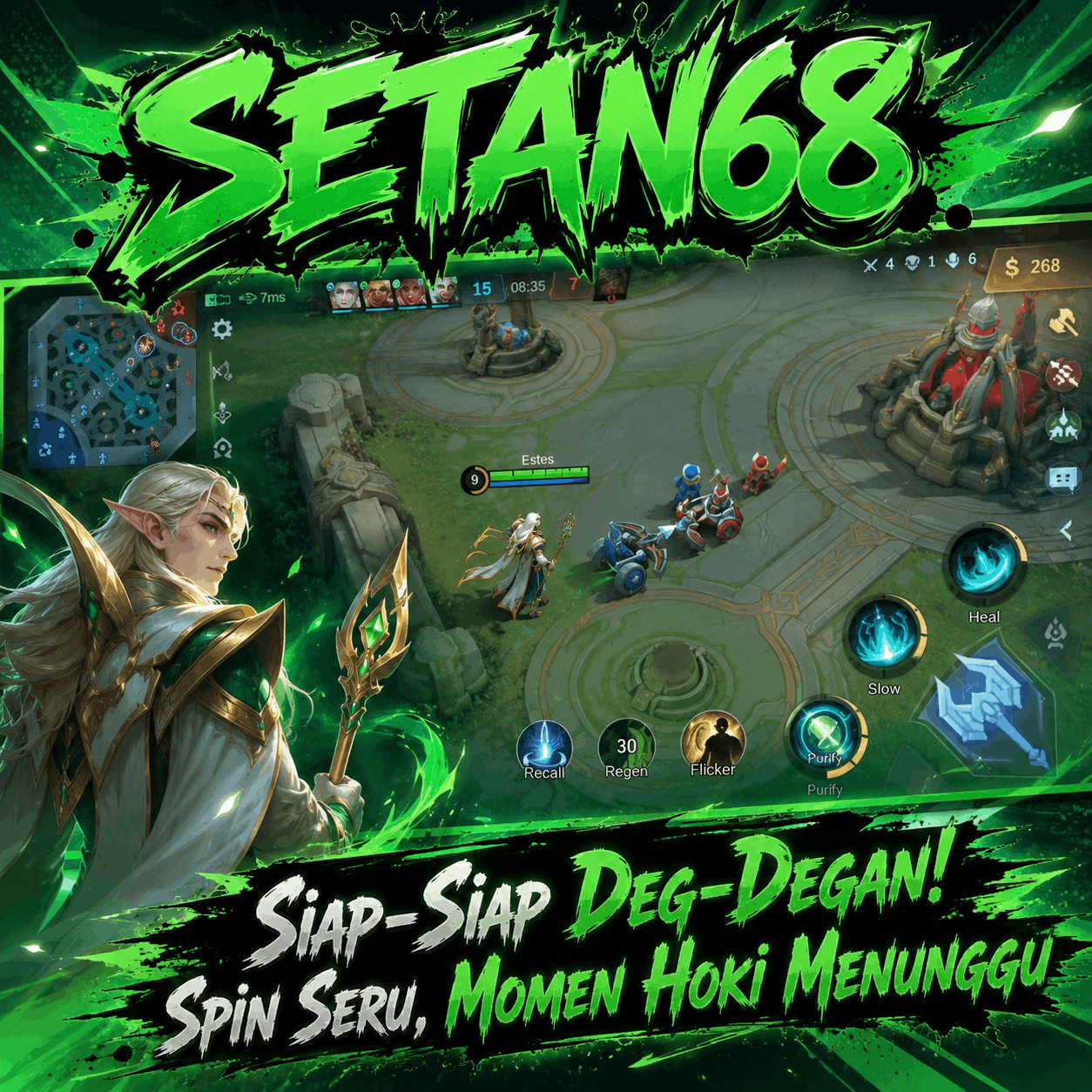 SETAN68 >< Siap-Siap Deg-Degan! Spin Seru, Momen Hoki Menunggu